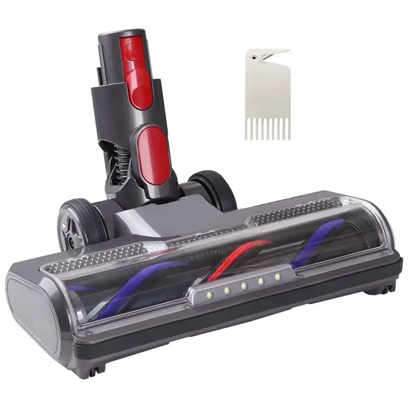 

Keep For Dyson V7 V8 V10 V11 V15 Vacuum Cleaner Floor Nozzle With Front Lights Carpet Brush Replacement For Hard Floors