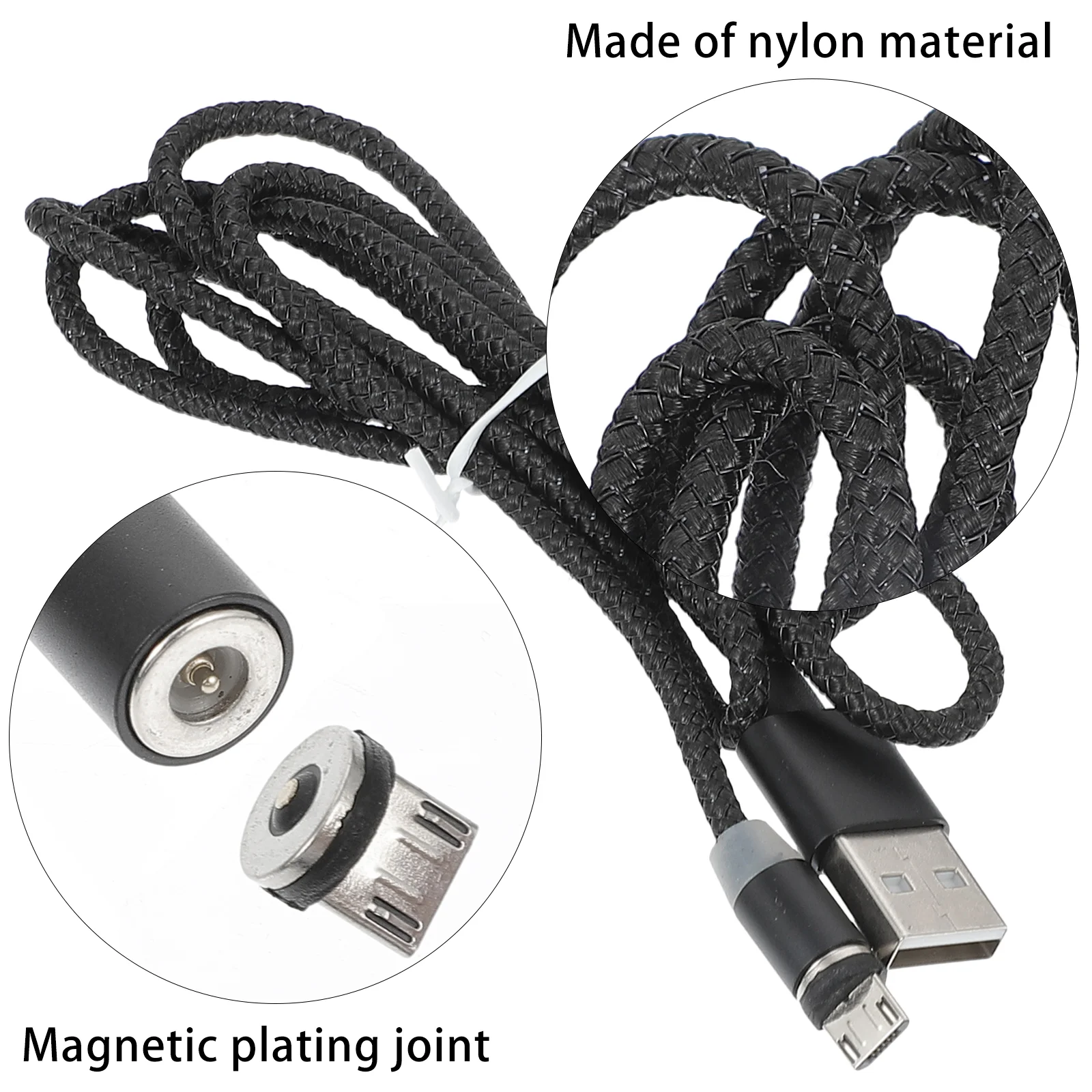 2 szt. Kabel USB Ładowarki Force Charging Type-c Nylon Micro