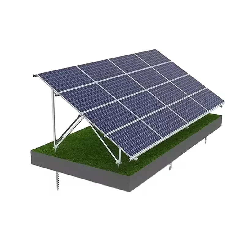 Hot-Dip Galvanized for Steel Structural Ground Solar Panel Bracket Wind Load 60m/s Snow Load 1.4KN/M2 25-30 Year Service Life