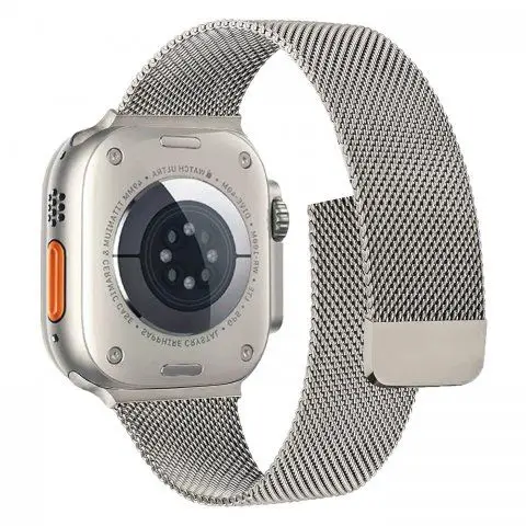 ساعة يد ابل الترا مع حزام ، حزام ساعة Milanese ، جديد ، 49 مللي متر