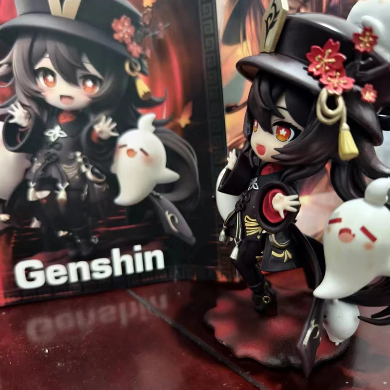 Jeu Genshin Impact Q Ver Figure, Yae, Ko, Hutao, Kamisato, Ayaka, Ganyu Anime Figurine, Butter Collection Model Toy, Kawaii Kids Gifts