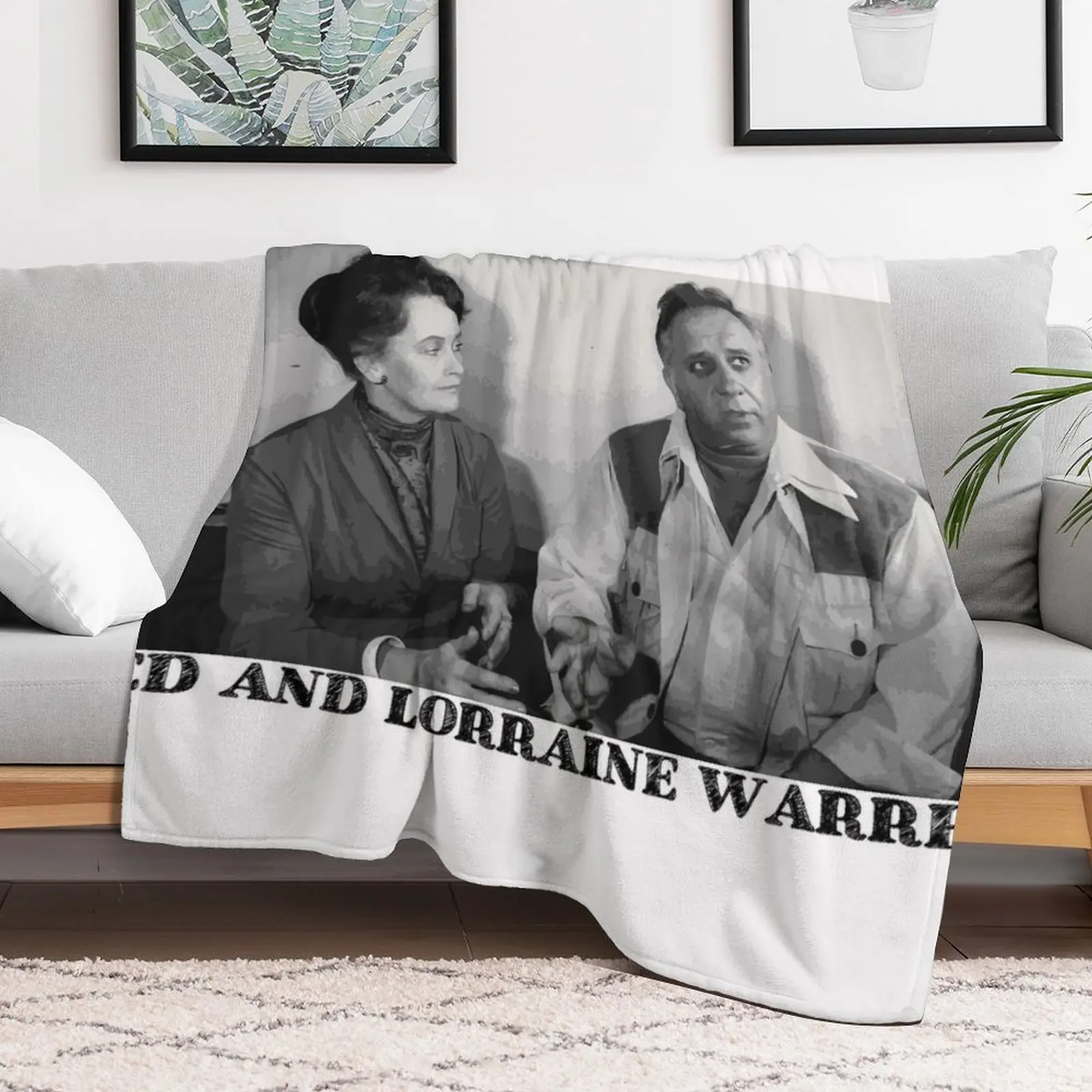 Ed and Lorraine Warren shirt Throw Blanket Bed linens Kid'S Blankets