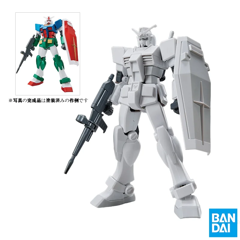 

BANDAI Genuine EG THE GUNDAM BASE RX-78 PAINTING MODEL Anime Action Figure Assembly Model Toys Collectible Ornaments Gifts