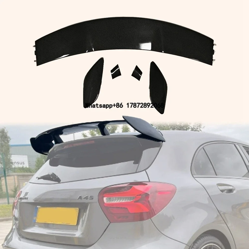 

W176 A45 12-18 AM Style Carbon Fiber Rear Boot Roof Spoiler