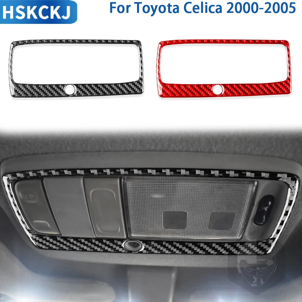 

For Toyota Celica 2000 2001 2002 2003 2004 2005 Carbon Fiber Accessories Car Interior Reading Light Panel Cover Trim Stickers