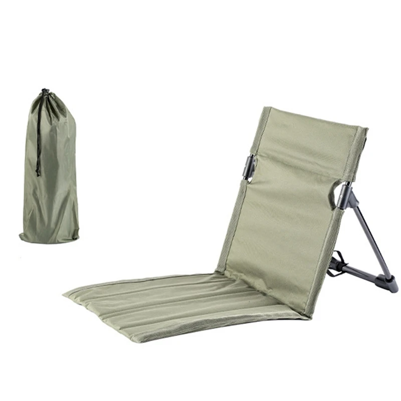 Folding Beach Chair Portable Seat Low Beach Chair Suitable For Fishing, Barbecue, Hiking And Outdoor Activities