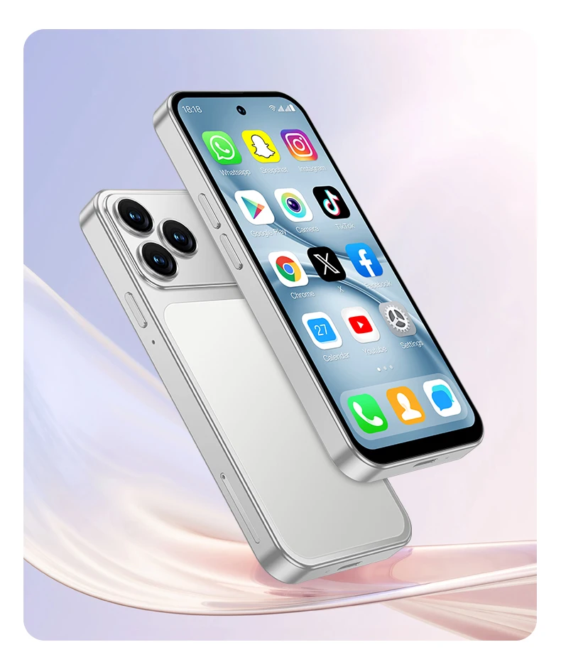 2026 NEW SERVO Mini Android Smartphone 4G LTE Play Store 2 SIM Standby 3GB RAM 64GB ROM WiFi&GPS 4.5" Small Pocket Mobile Phones