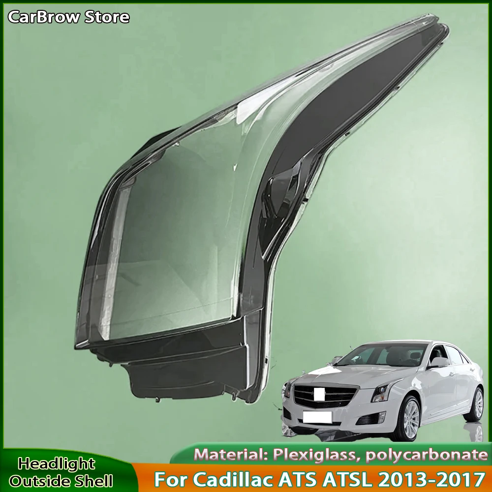 Koplamp Shell Lampenkap Lens Lampenkap Voor Cadillac ATS ATSL 2013 2014 2015 2016 2017 Koplampen Transparante Cover Plexiglas