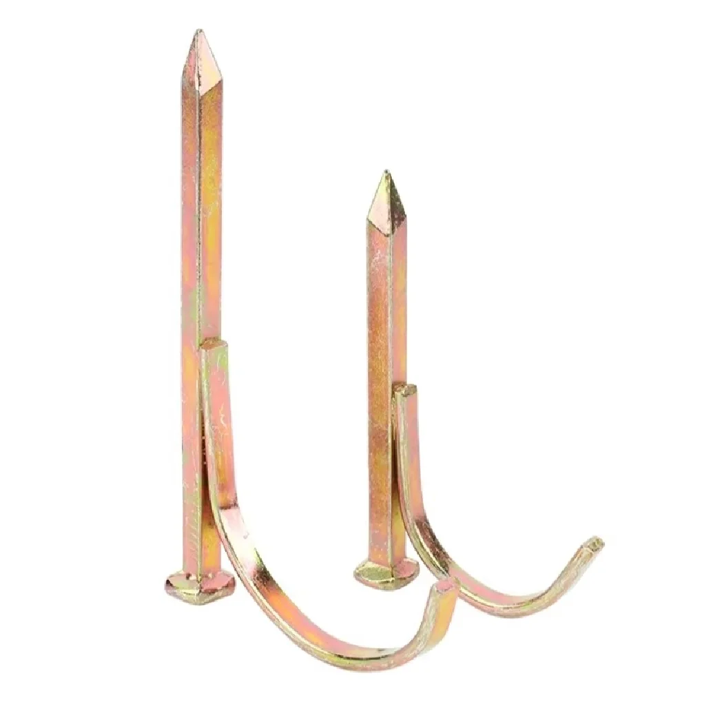 Color Zinc Carbon Steel Hose Support Hooks Water Pipe Fixed Nails Bracket For Hanging Pipes Mounting Clips