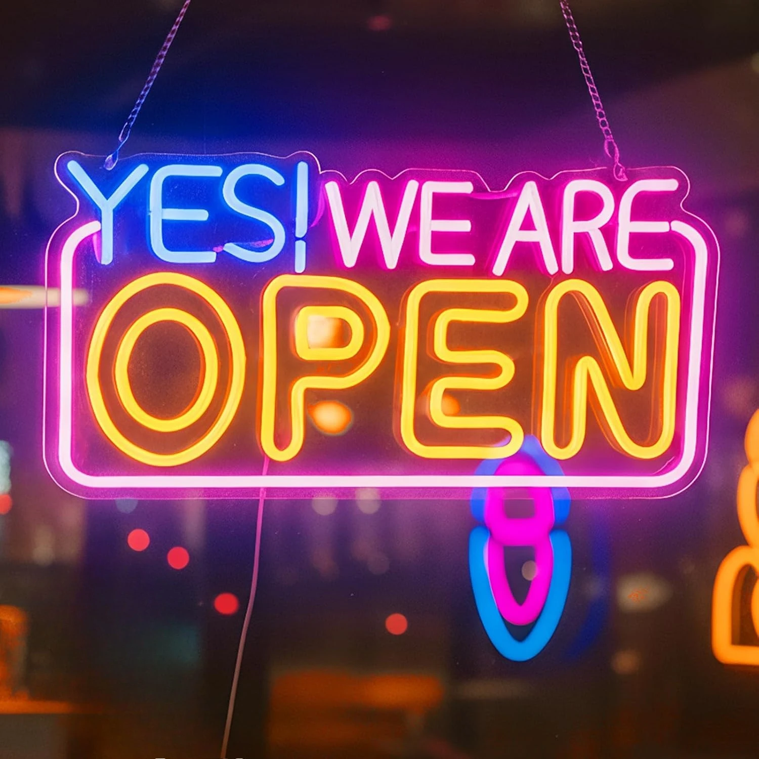 Open Neon Sign USB LED Neon Light for Coffee Shop Nail Salons Bar Restaurant Tattoo Studio Decorations Gift Business Wall Light