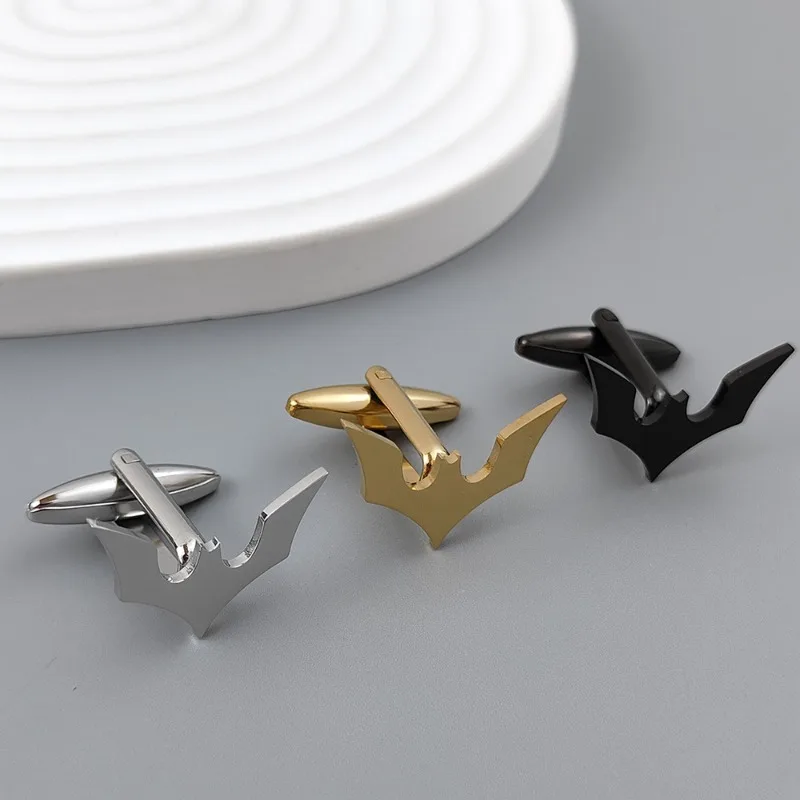 Men's Stainless Steel Cufflinks, Sleeve Wrist Buttons, Shirt Clasp, Cuff Buckle, Wedding Accessories, New