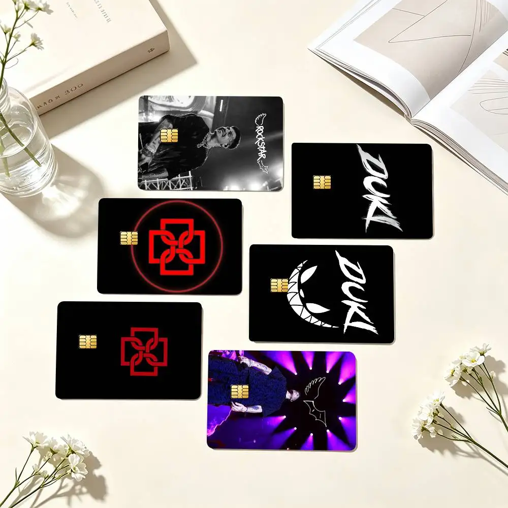 D-Duki Hip Hop Music Credit Card HD Stickers Small Chip Waterproof Sticker Game Card Decal Gift