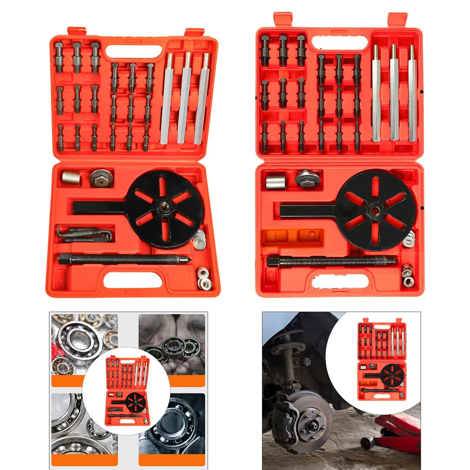 

Комплект съемника подшипников из легированной стали, набор съемников с тремя челюстями, инструмент для снятия шестерни для ремонта автомобилей и разборки внутреннего подшипника