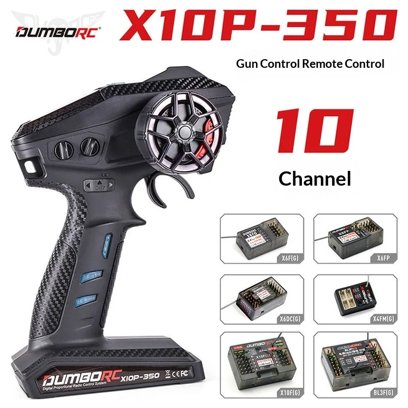 

Dumbo Remote Control x10p Multifunctional 10-Channel Mixing Control with Differential Lock, Hydraulic Model Winch, RC Cars, Boat