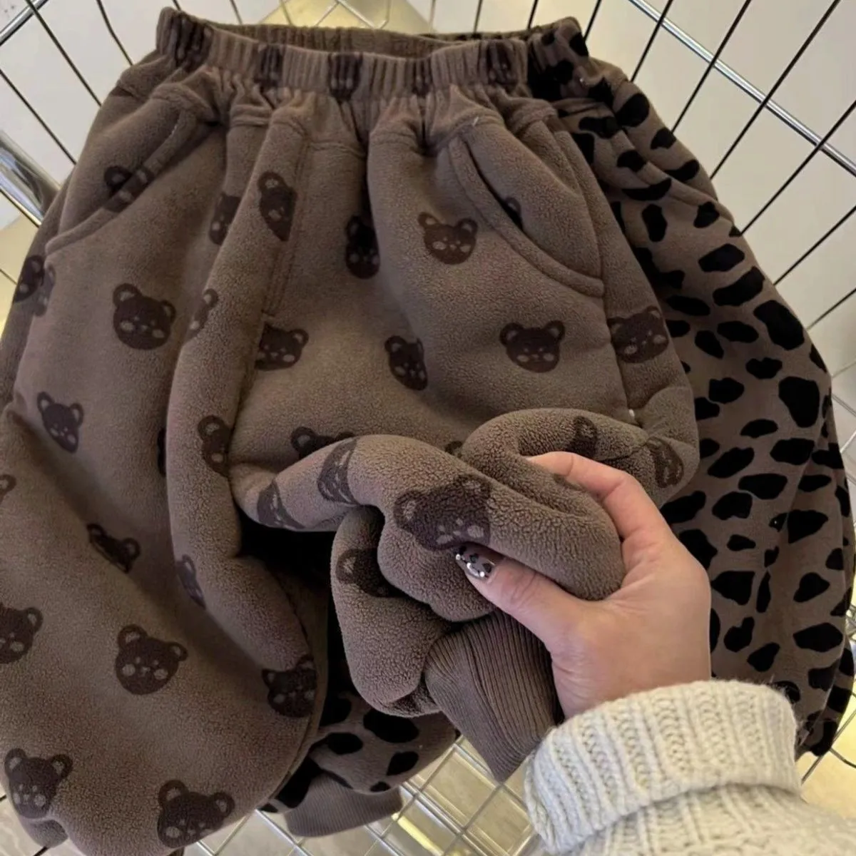Pantalones de Forro Polar para Bebés, Pantalones Deportivos Gruesos de Otoño e Invierno para Niños y Niñas, Pantalones Cálidos para Niños, Ropa Infantil de Moda