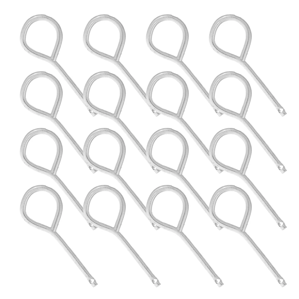 20 Pcs Fire Extinguisher Safety Pin Pull Lock Pins for Extinguishers Equipment Silver Iron