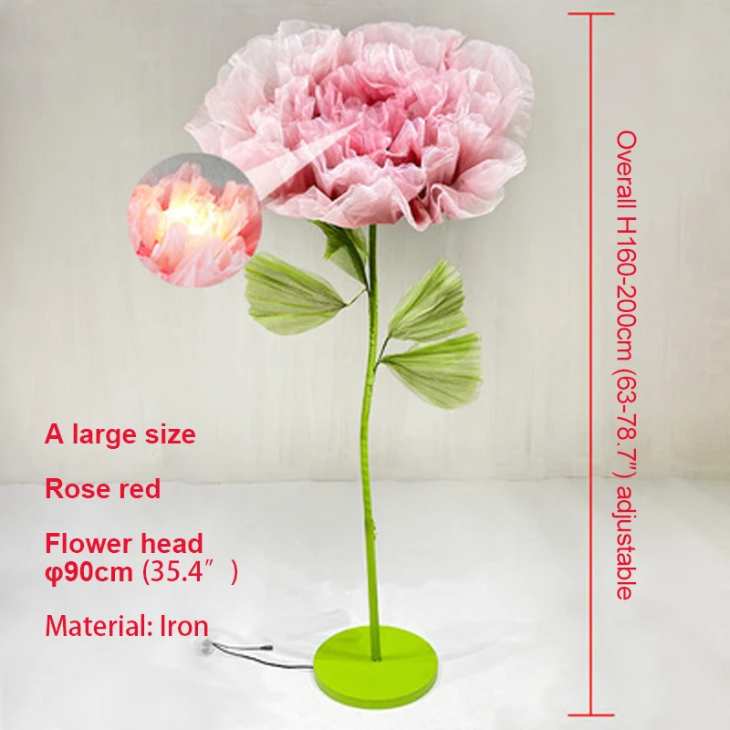 OUFULA Floor Lamps With Automatic Opening And Closing Flowers Wedding Lights Festive Atmosphere LED Stage Flower Decoration image 6