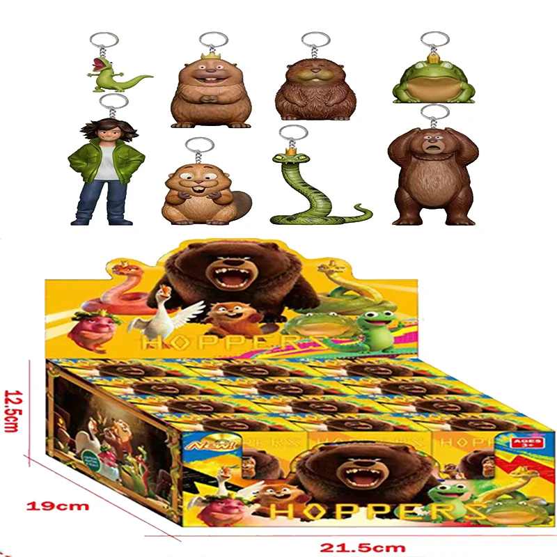 

The Anime Beaver Transformation Plan Blind Box Little Lizard Keychain Pendant Cartoon Anime Key Ring Bag Hanging Decoration Gift