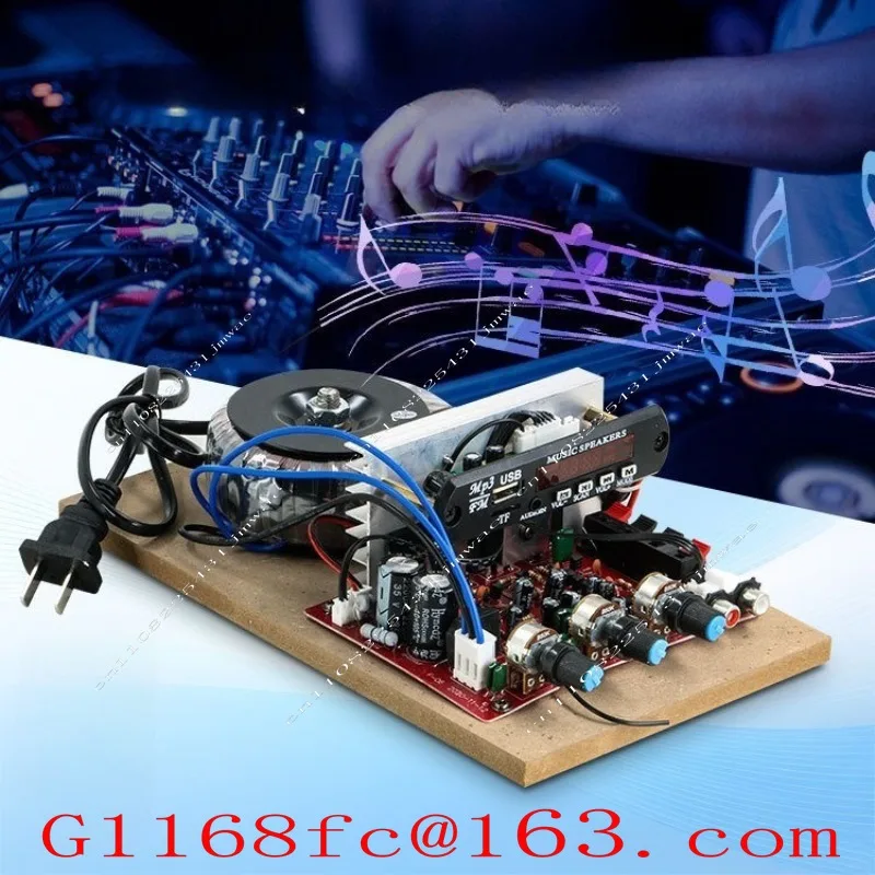 220V High Power DIY USB Bluetooth HIFI Level Lossless Audiophile Level Professional Power Amplifier Board