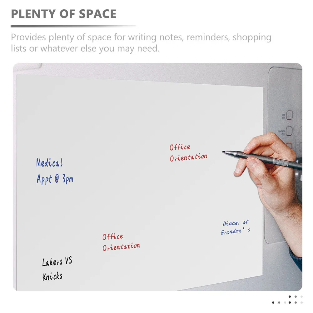 ورقة لوحة مغناطيسية للثلاجة، منظم جدول المسح الجاف، عصا أي سطحًا، مساحة كتابة غير قابلة للانزلاق #1