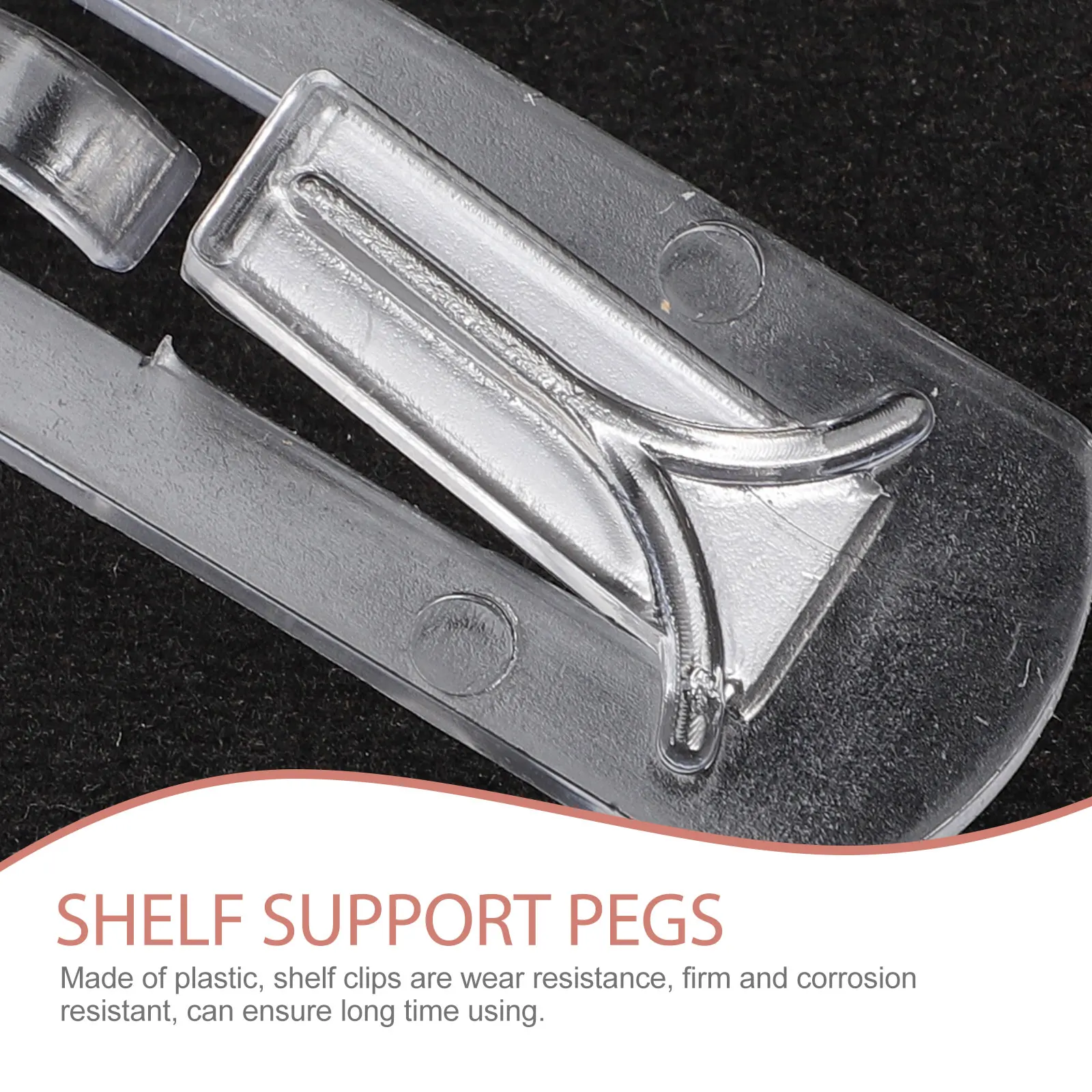 

30pcs Shelf Clips Plastic Laminate Clamps for Cabinet Holders Transparent Pegs Shelf Supports Kitchen Wood Shelving Hardware