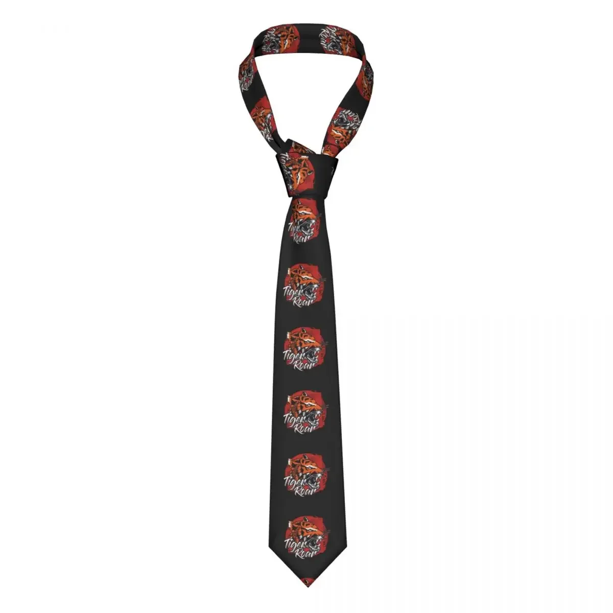 Tiger Illustration Tie For Men Women Necktie  Clothing Accessories