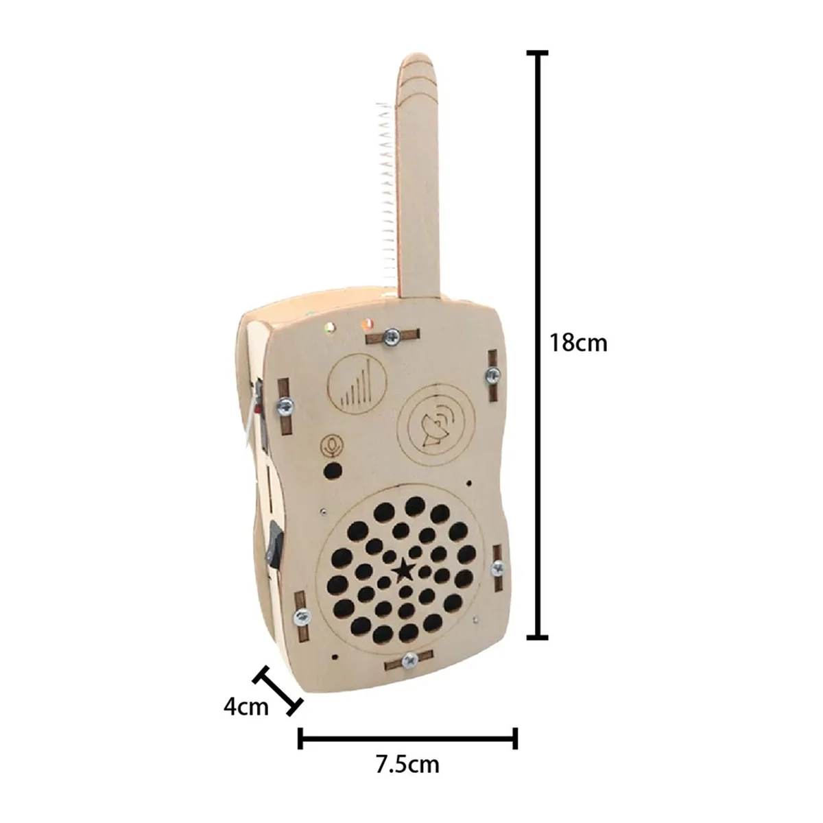 Y34A الأطفال أجهزة اتصال لاسلكية لتقوم بها بنفسك مجموعة هدايا العيد طويلة المدى متعة الجمعية الإلكترونية لعب للتعلم ألعاب أطفال خشبية