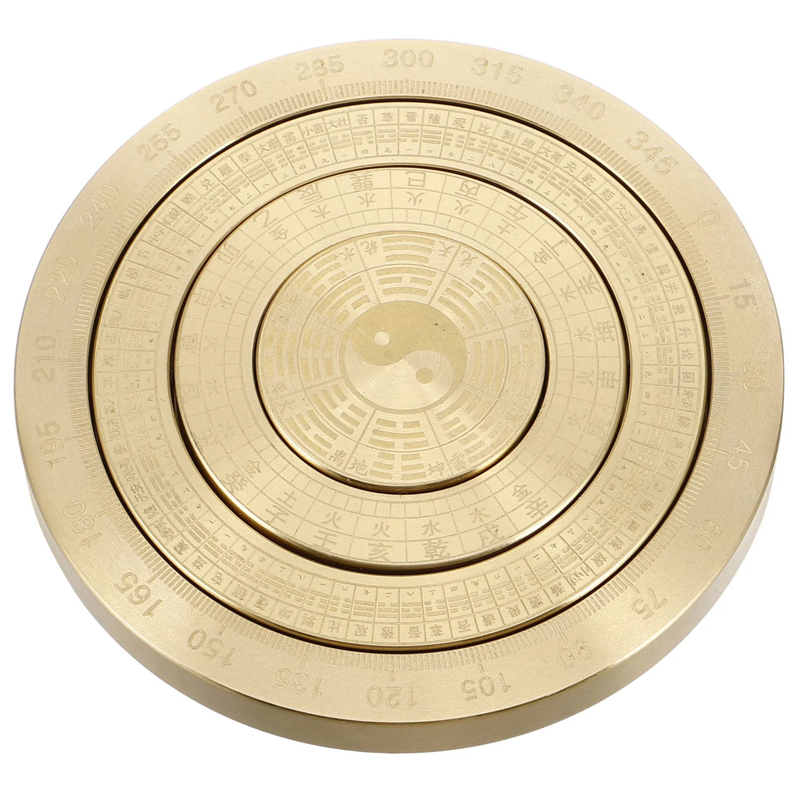 

Mini Luo Pan Bagua Compass Copper Feng Shui Decor Portable Rotation For Adults Stress Relief Metal Tai Chi Ornament