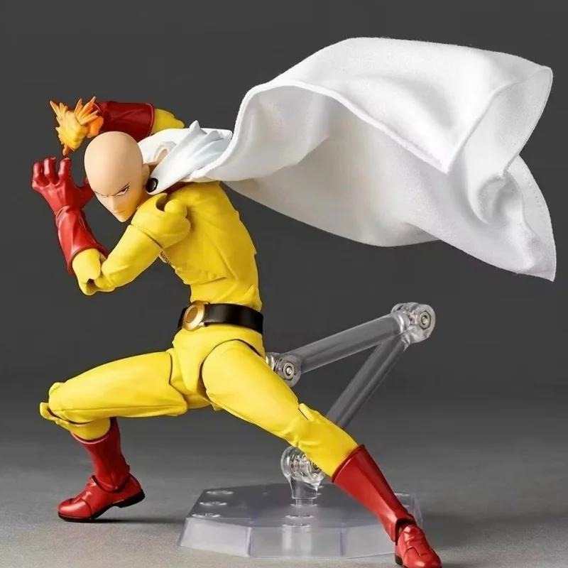 Новые в наличии One Punch Man Фигурки Kaiyodo Revoltech Amazing Yamaguchi Ko Модель Аниме Коллекция Фигурки Подарки Игрушки