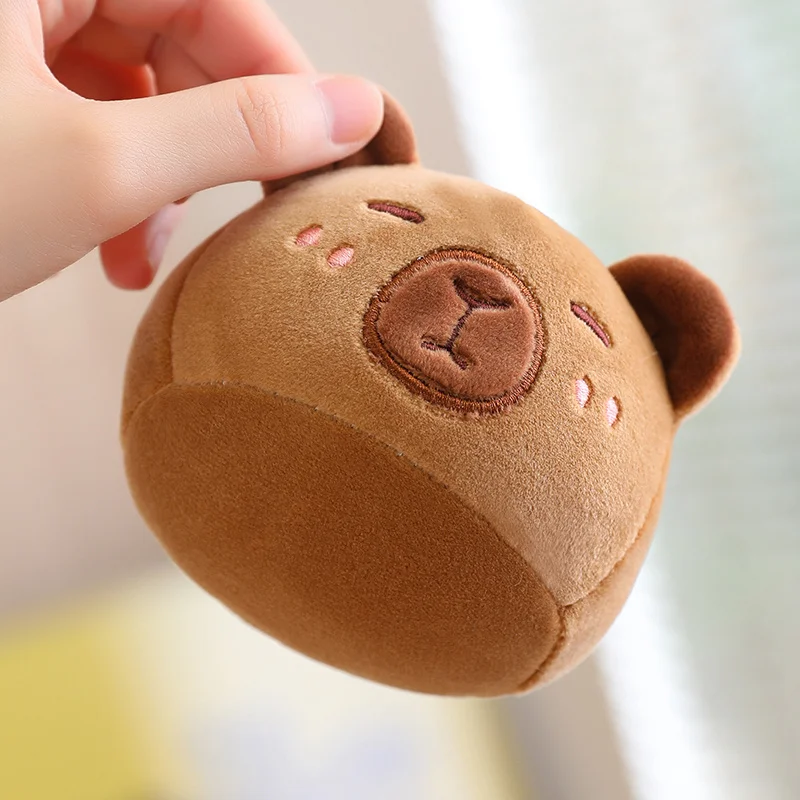 New Capybara Snack Pillow Plush Toy Soft Plush Stuffed Animal Capybara Waist Back Cushion Room Decoration Birthday Gift