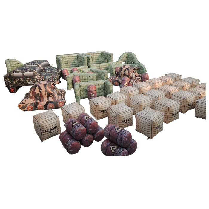 

26 Pcs Outdoor CS Inflatable Bunkers Paintball Air Bunker Field