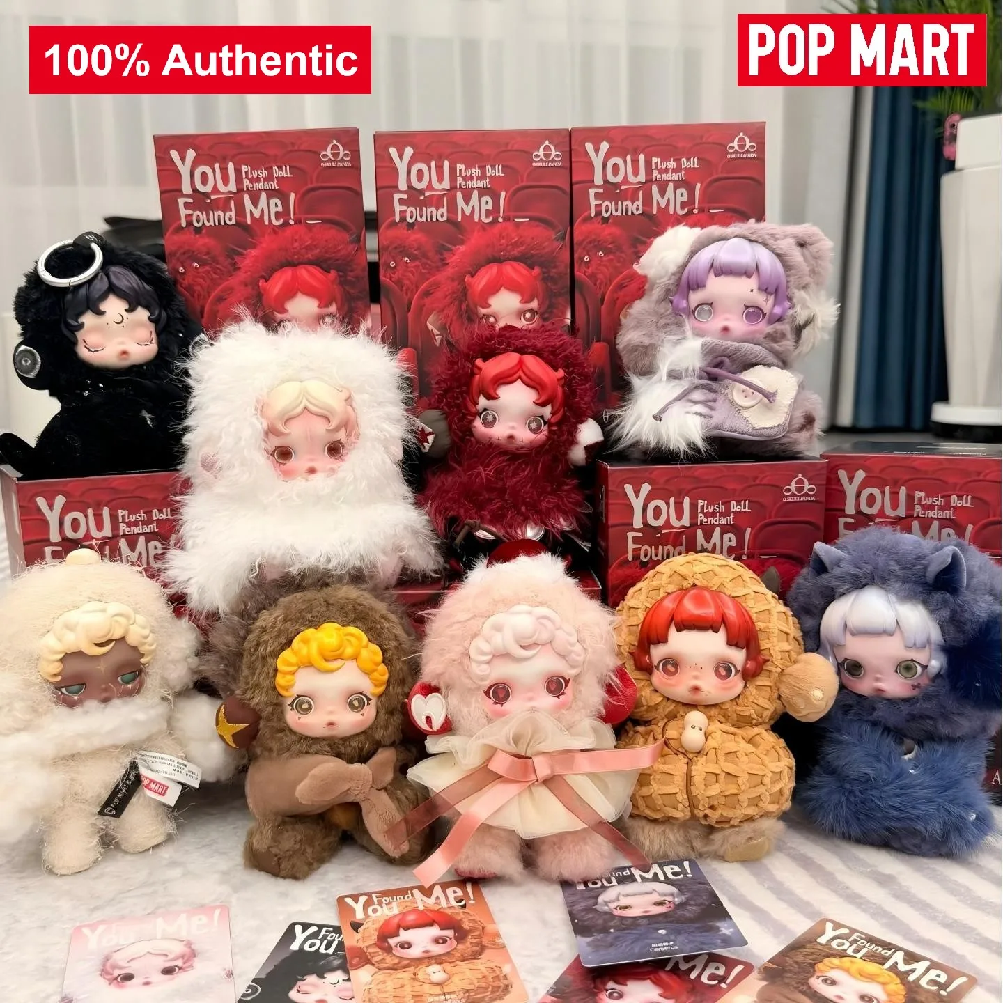 POPMART スカルパンダ YOU FOUND ME シリーズ ブラインドボックス グッズバッグ デスクトップデコレーション キュートモデル ギフト 女の子向け ブラインドバッグ おもちゃ アニメフィギュア