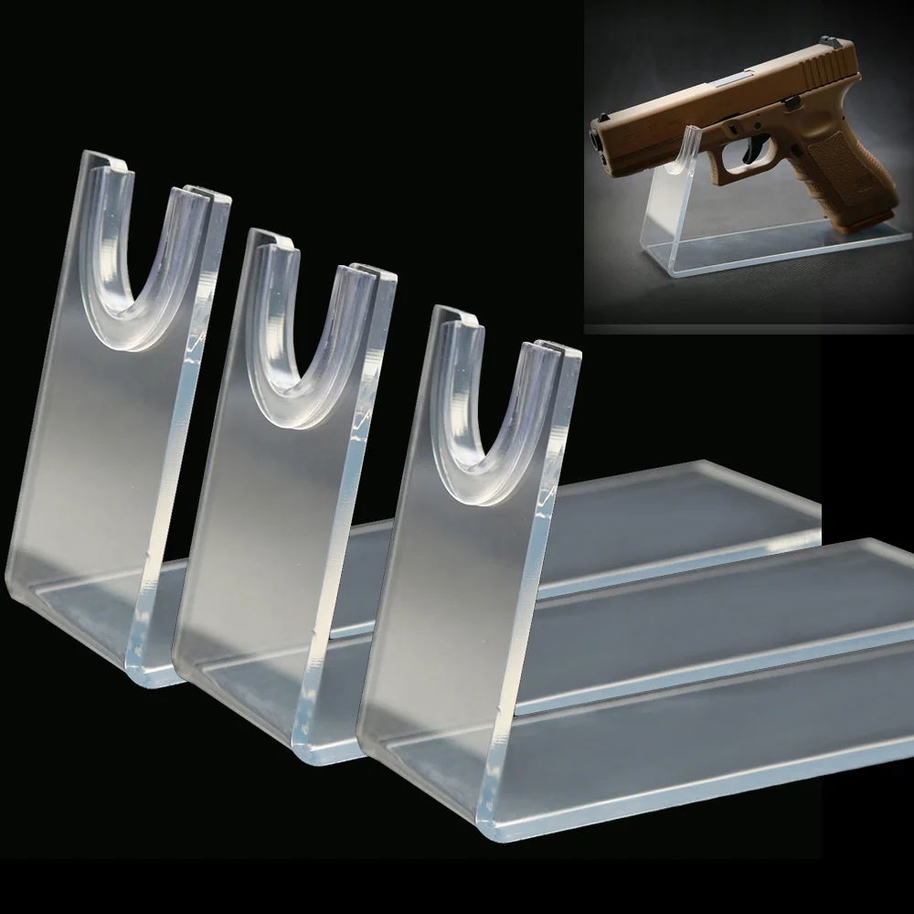 3pcs-acrylic-gun-rack-clear-handgun-stand-with-strip-marketing-holders-glue-gun-stand-pistols-display-shelf-gun-safe-storage