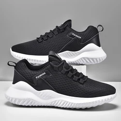 Fashion casual running shoes men and women breathable mesh sports shoes lightweight black outdoor jogging tennis shoes  36-46