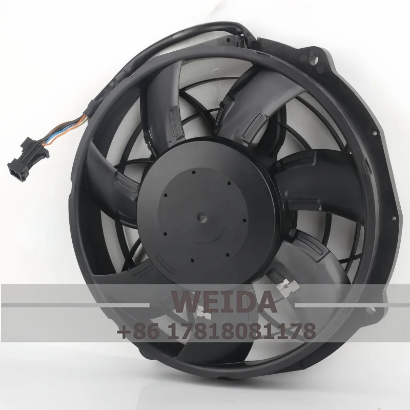 Ball Bearing Cabinet Passenger Car Water Tank Condenser Axial Cooling Fan W3G300-BV25-21 26V DC 380W 300MM 3940RPM