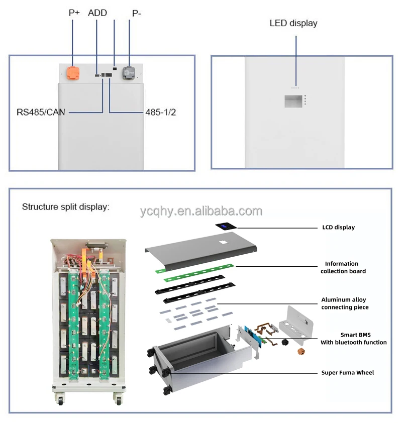 2025 hete verkoop Lifepo4 280ah doos Jk Bms accubak met wielen Stand-up batterijhouder Diy accubak 280ah verticaal