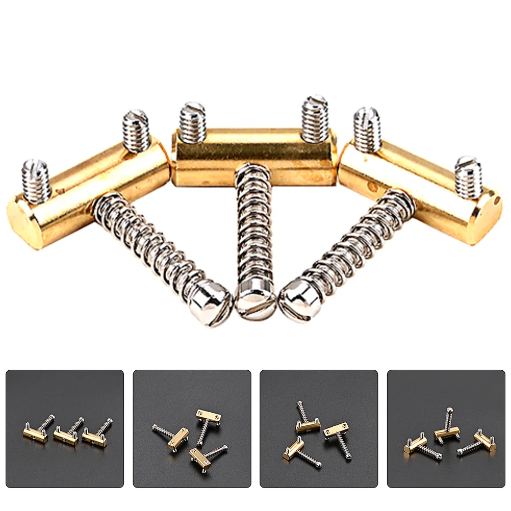 

3Pcs Metal Guitar Bridge Screws Replacement Parts Durable for Tremolo Bridge Guitar Repair Useful Screws Instrument Replacement