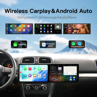 Dual Screen 10.1 Android 15 Vertical Style Screen For Volkswagen Golf 2010-2013 Car GPS Navigation Multimedia Player Head Unit