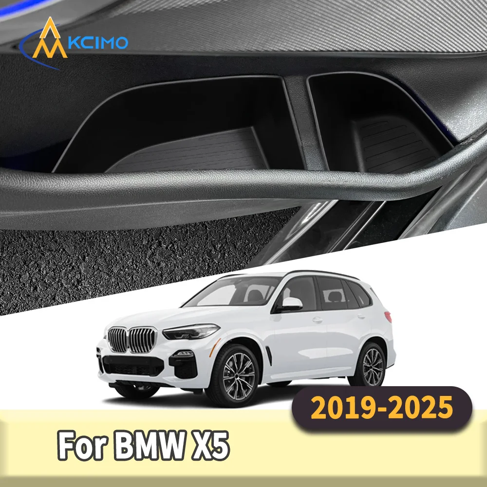 

Органайзер-лоток для ручек задней двери для BMW X5 2019-2025 TPE ящик для хранения боковых дверей, аксессуары для интерьера автомобиля