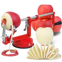 Manual Spiral French Fry Cutter 3 In 1 Apple Peeler Stainless Steel Core Slice Cutter Twisted Potato Apple Slicer Kitchen Gadget