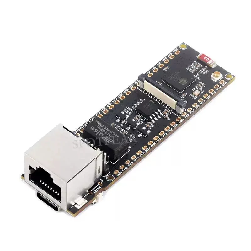 ESP32-S3 ETH CA Development Board PoE Ethernet SD Card Camera Compatible with Raspberry Pi Pico Size