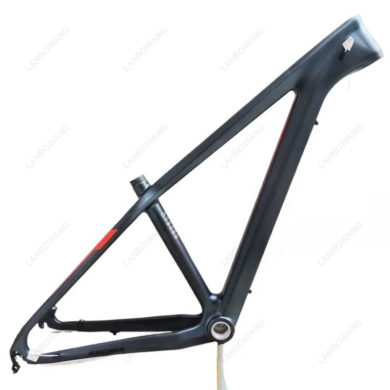 27.5inch 29inch Mountain Bike Carbon Fiber Frame - Ultralight 1090g Disc Brake Internal Cable Routing Steerer Tube Frame