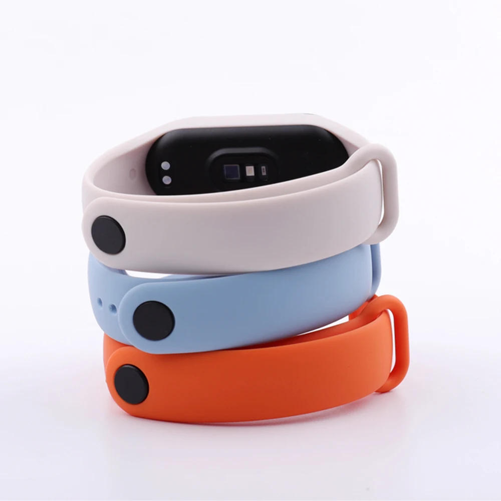 Bracelet for Mi band 7 6 5 Strap Sport Silicone Miband 4 3 Wrist watch bands correa Replacement belt for Xiaomi Mi band 7 straps