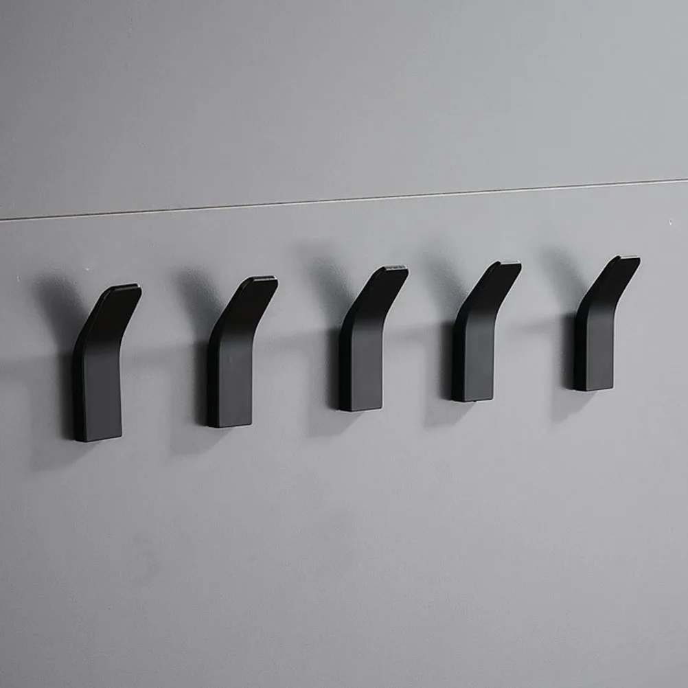 

4 шт. самоклеящиеся крючки для полотенец, космический алюминиевый настенный крючок для ванной комнаты, крючок для одежды без дрели, водонепроницаемый, нержавеющий для домашней кухни