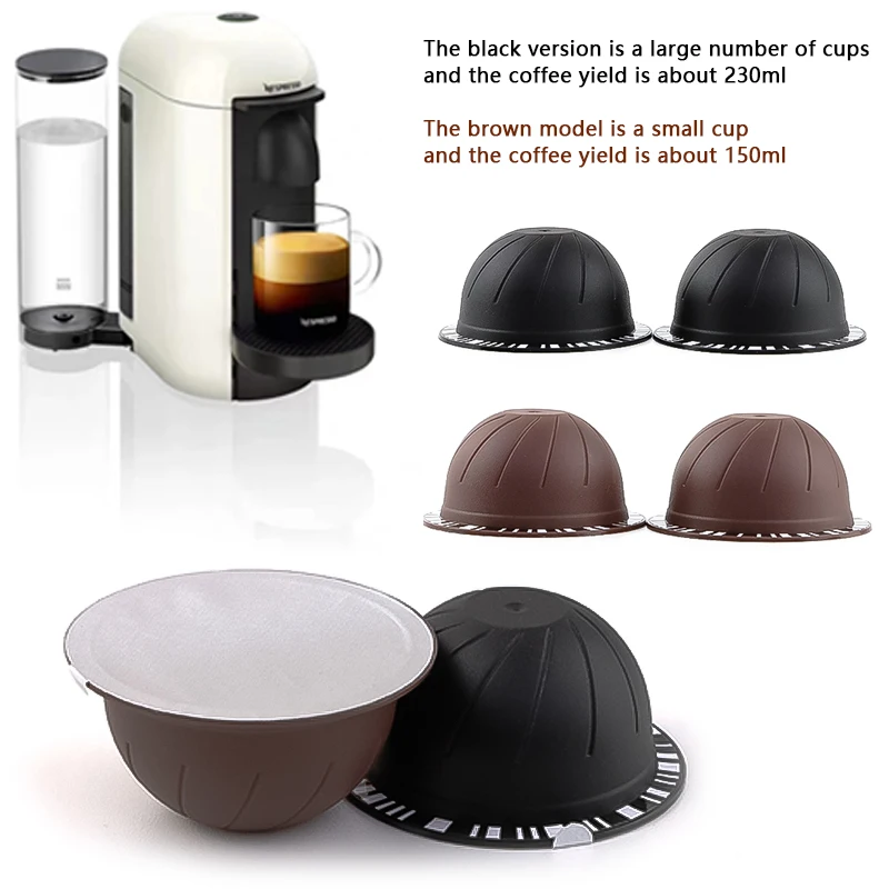 Nespresso Vertuo Refilling Capsule Self Adhesive Reusable Nespresso Aluminum Foil Brewer Lid Capsula Seals Sticker Coffee Maker