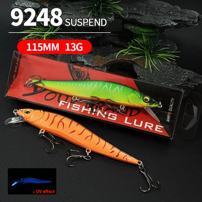 Crankbait Suspendido 115mm – Señuelo profesional para lucio y perca - imagen 5
