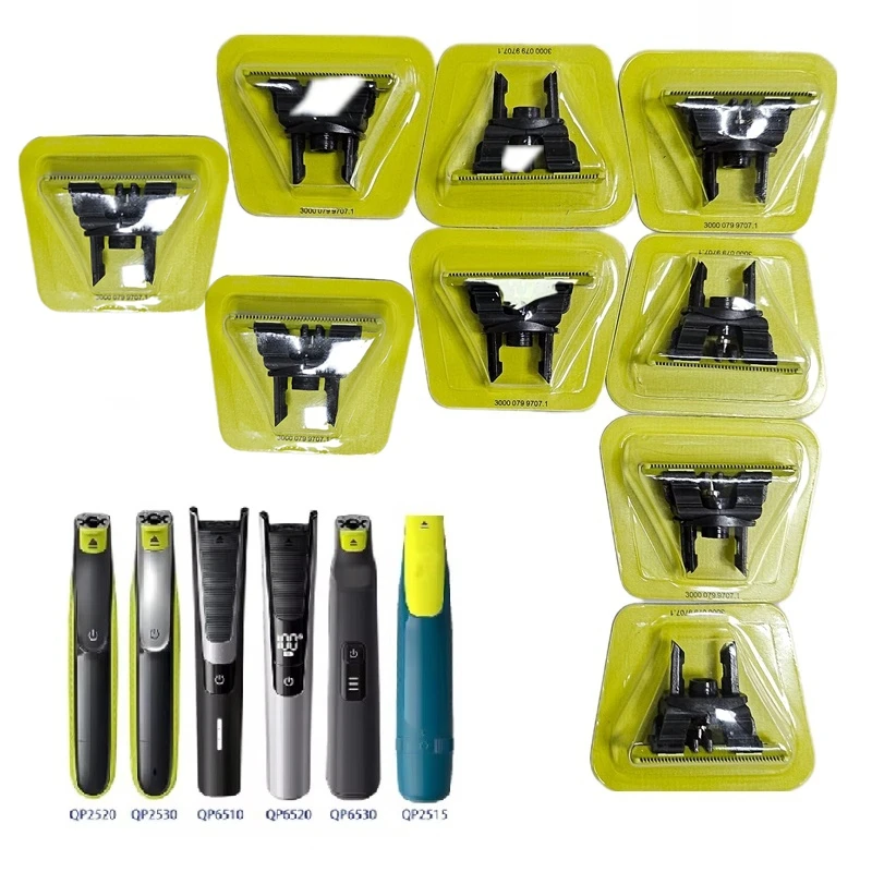 شفرات بديلة عالية الجودة متوافقة مع ماكينة حلاقة كهربائية QP2520 QP2530 QP6510 QP6520 QP6530 QP2515