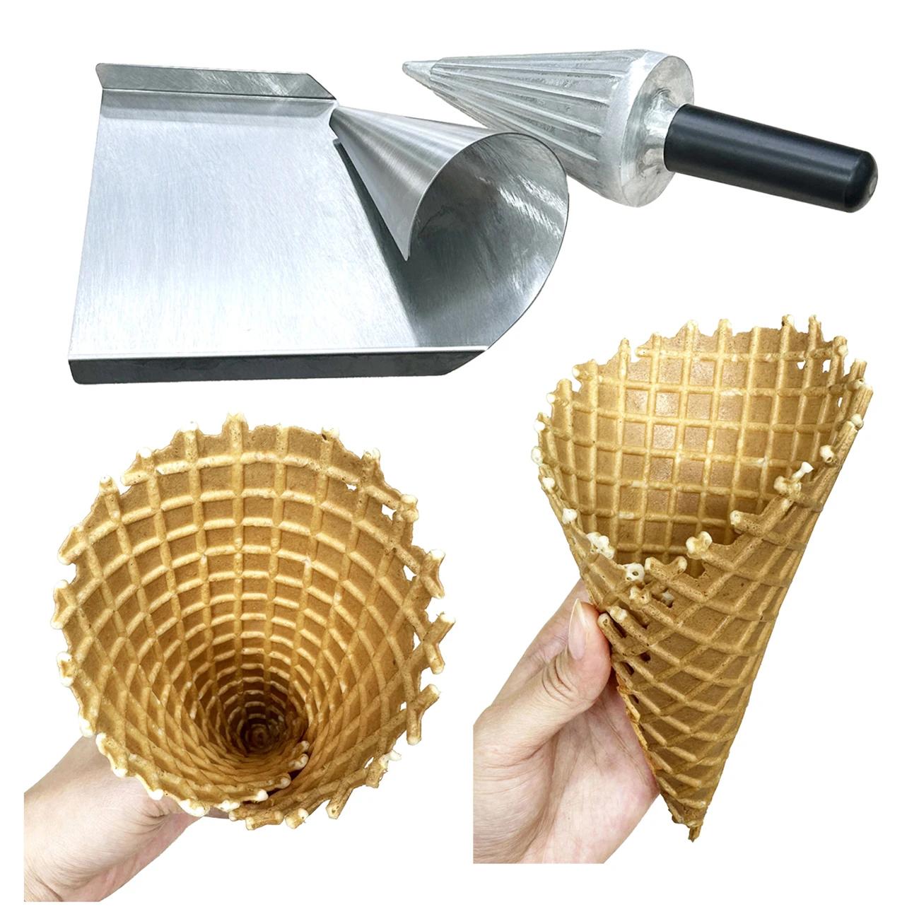 Popular Kitchen Baking Tools Ice Cream Cone Roller Sugar Cone Roller Non-stick Ice Cream Cone Mold