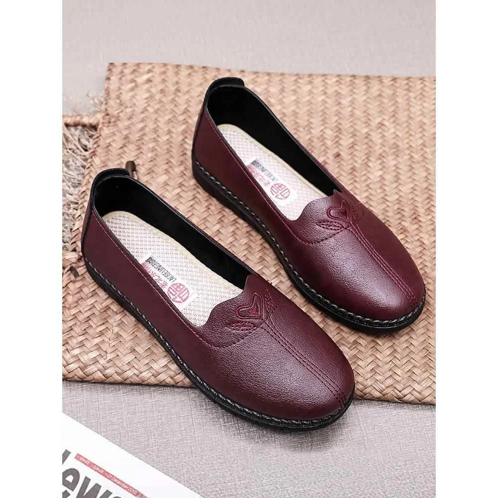 

New Beijing Cloth Shoes for Women Spring Autumn Slip-On Soft Bottom Anti-Slip Comfortable Elderly Shoes Mom Shoes Fashionable