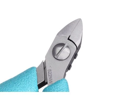 522NW Chip Retention Pliers with Safety Clamp Anti-pin Splash 1.6mm Flush Shear Beveled Pliers